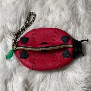 Betsy Johnson Lady Bug Wristlet